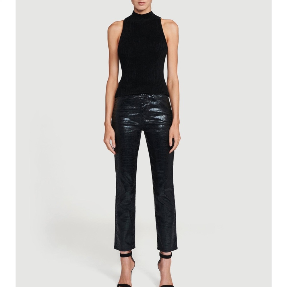 Frame Le Sylvie Slender Straight Croc